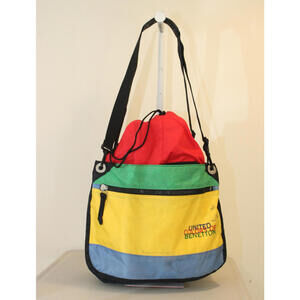 Vintage United Colors of Benetton Tote Bag Multicolor